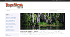 Desktop Screenshot of bayouclassicoutlet.com