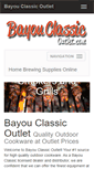 Mobile Screenshot of bayouclassicoutlet.com
